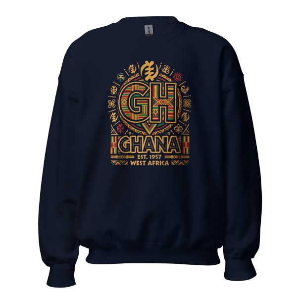 Unisex crew neck sweatshirt navy front 6a398a3b7b620 jpg