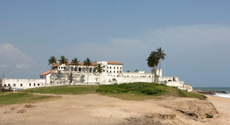 Elmina Castle on the Atlantic shore