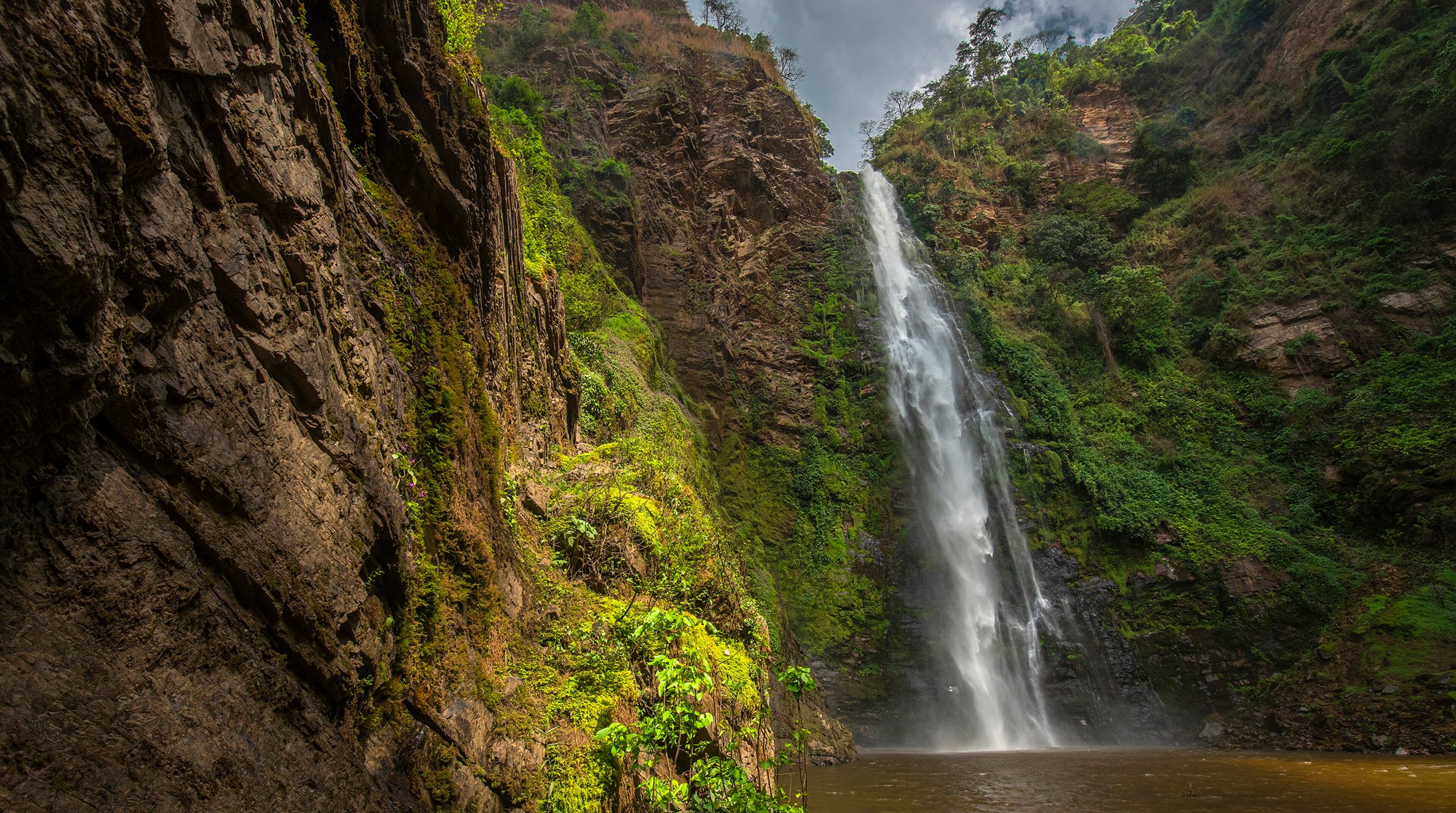 The lower Wli Falls in the Volta Region